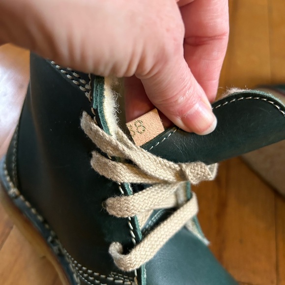 Duckfeet Wool-Lined ODENSE GREEN boots size 38 - Picture 8 of 9